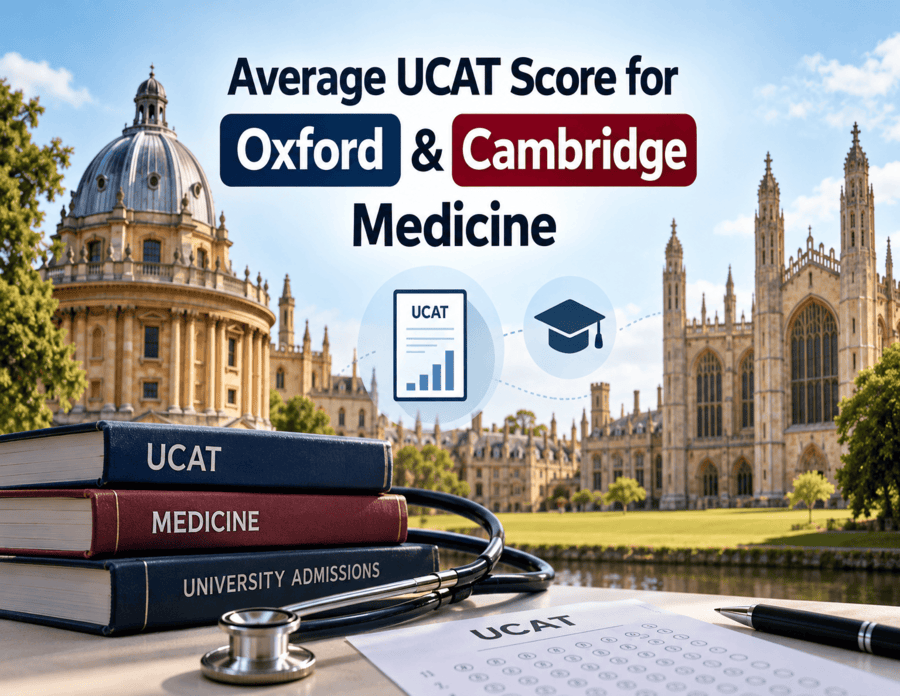 UCAT score for Oxford and Cambridge Medicine admission